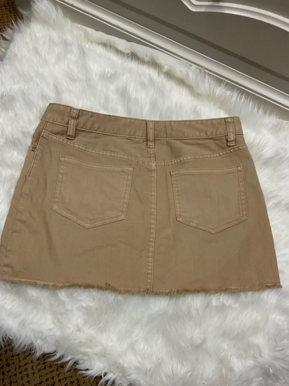 Tory Burch Khaki Tan Mini Skirt